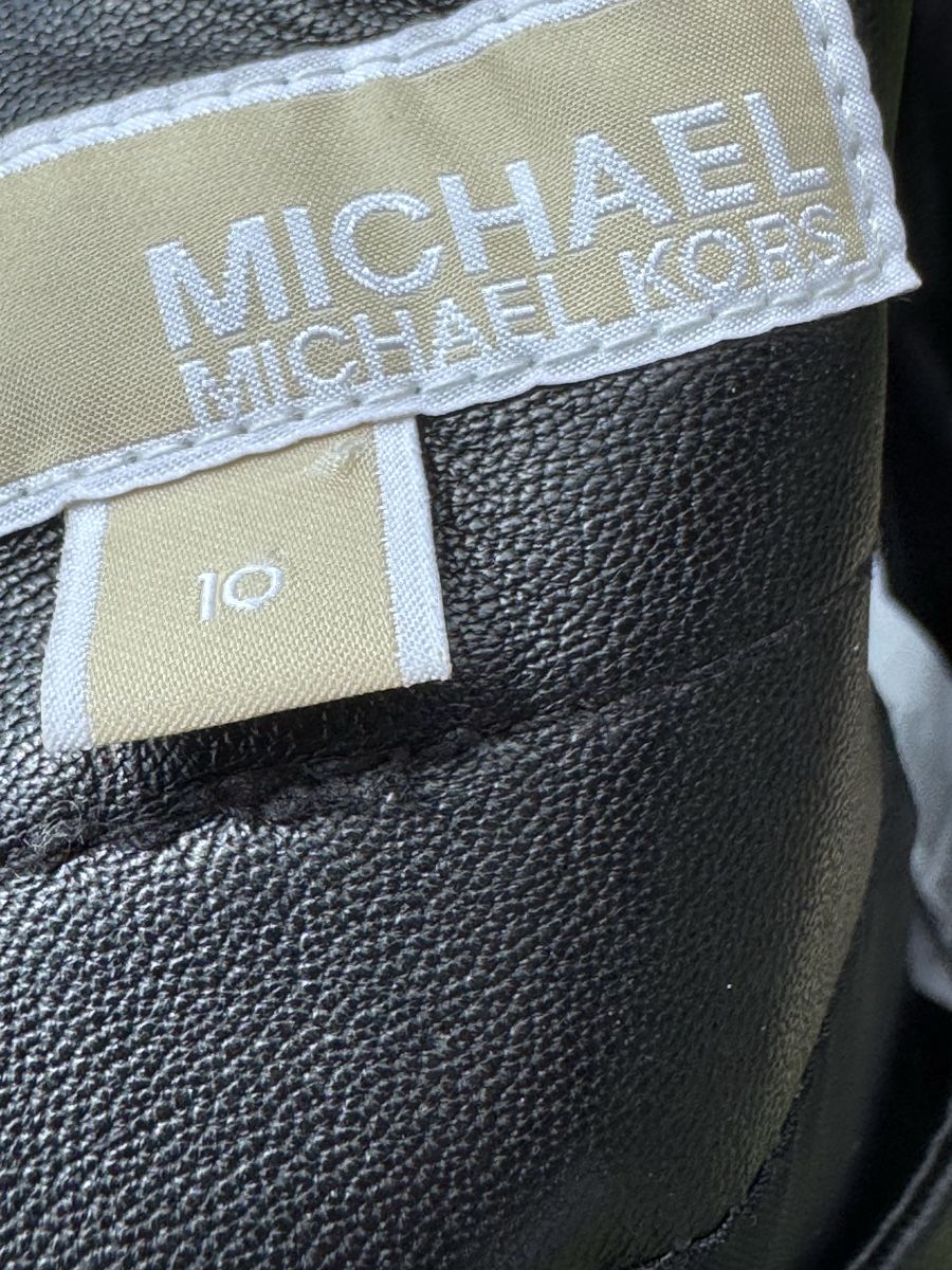 Pantaloni: Echtlederhose, Michael Kors, Grösse 42, Schwarz, – Nuovo (secondo la descrizione) da Tann venduto da Clemensthe5 3