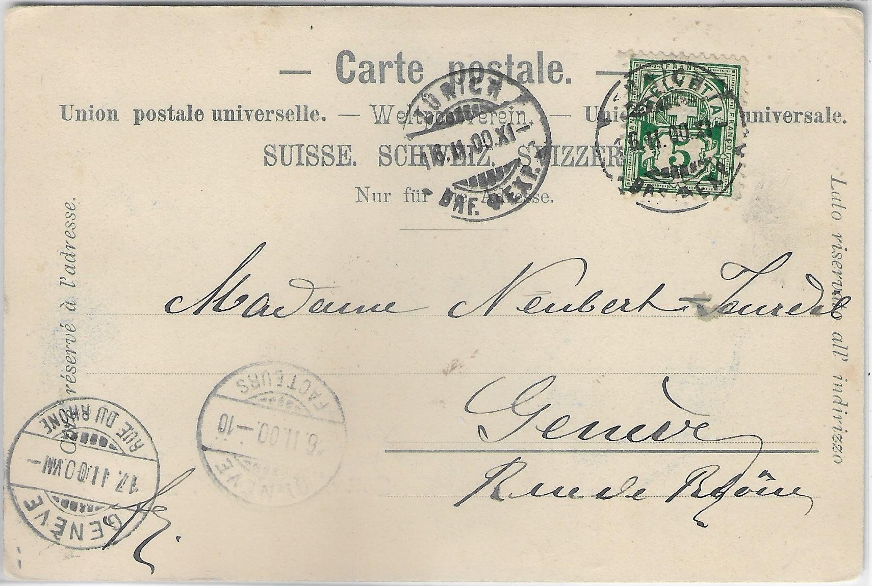 Cartoline postali: Dolder Grand Hotel - Zürich – Usato da Ettingen venduto da Kartenplanet 1
