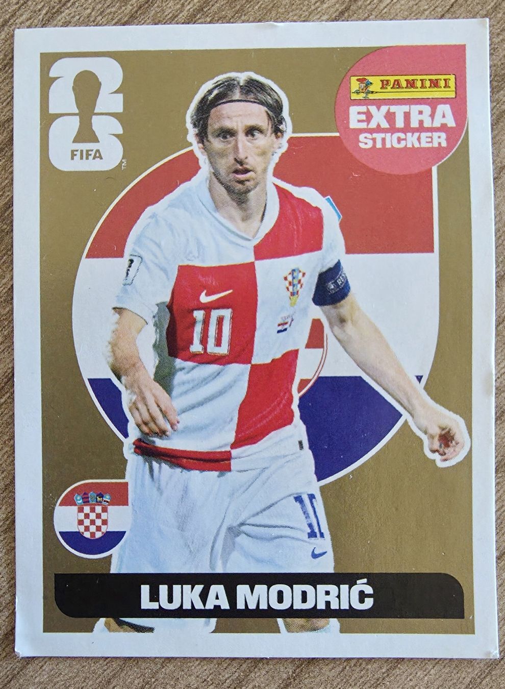 Panini Carte collezionabili: Panini Extrasticker Gold Luka Modric – Nuovo (secondo la descrizione) da Hettlingen venduto da Jump456