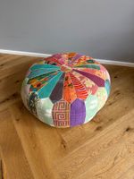 Vintage Pouf Sitzkissen Patchwork Boho Style