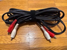 RCA-Kabel (Cinch) – 3 Meter für Audio