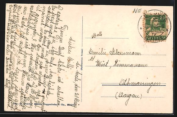 Cartes postales: Le Locle, Platzpartie mit Maison E. Blas – D'occasion à Berlin par bartko-reher 1