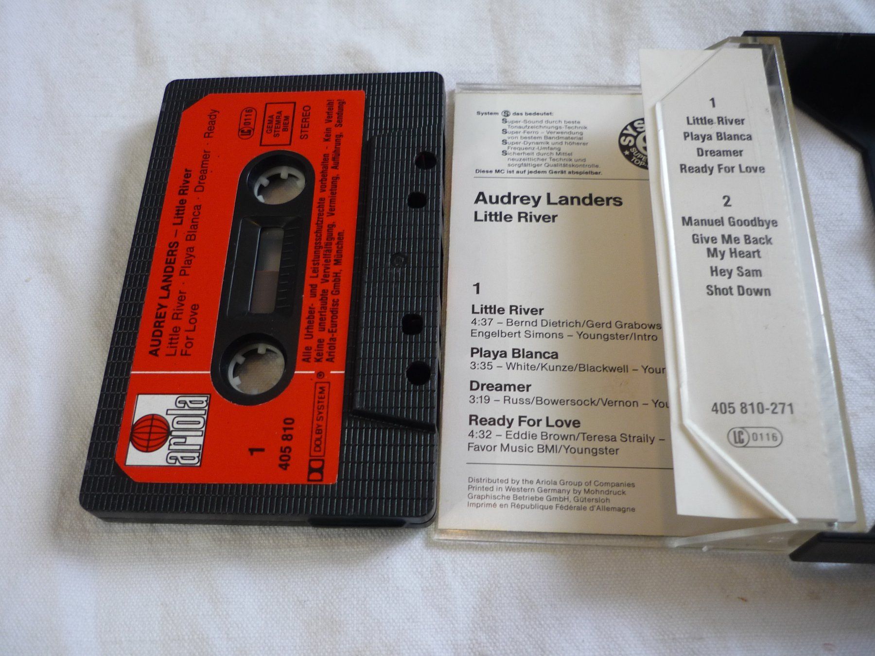 Musicassette: MC Kassette - Audrey Landers - little river – Usato da Beringen venduto da Flatretriever 2