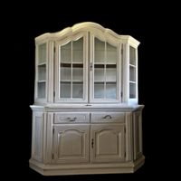 Antiker Buffetschrank / Vitrinenschrank im Landhausstil