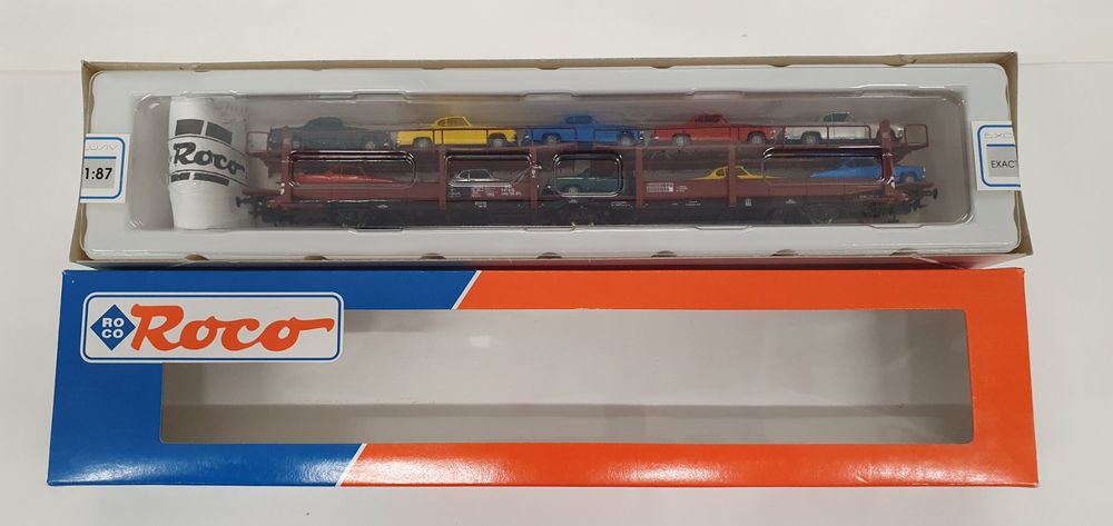 Roco 46999 DB Offs Autotransportwagen mit 10 Modellautos (Neu und ...