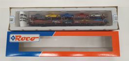 Roco 46999  DB Offs Autotransportwagen mit 10 Modellautos