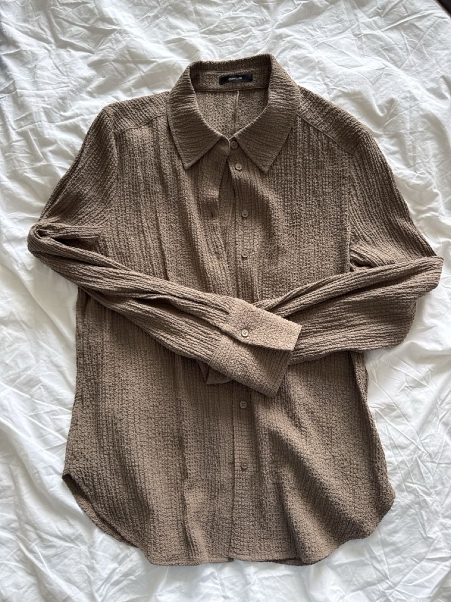 Opus Blusen: OPUS Bluse taupe Gr. 36 – Gebraucht aus Zürich von maleaaa