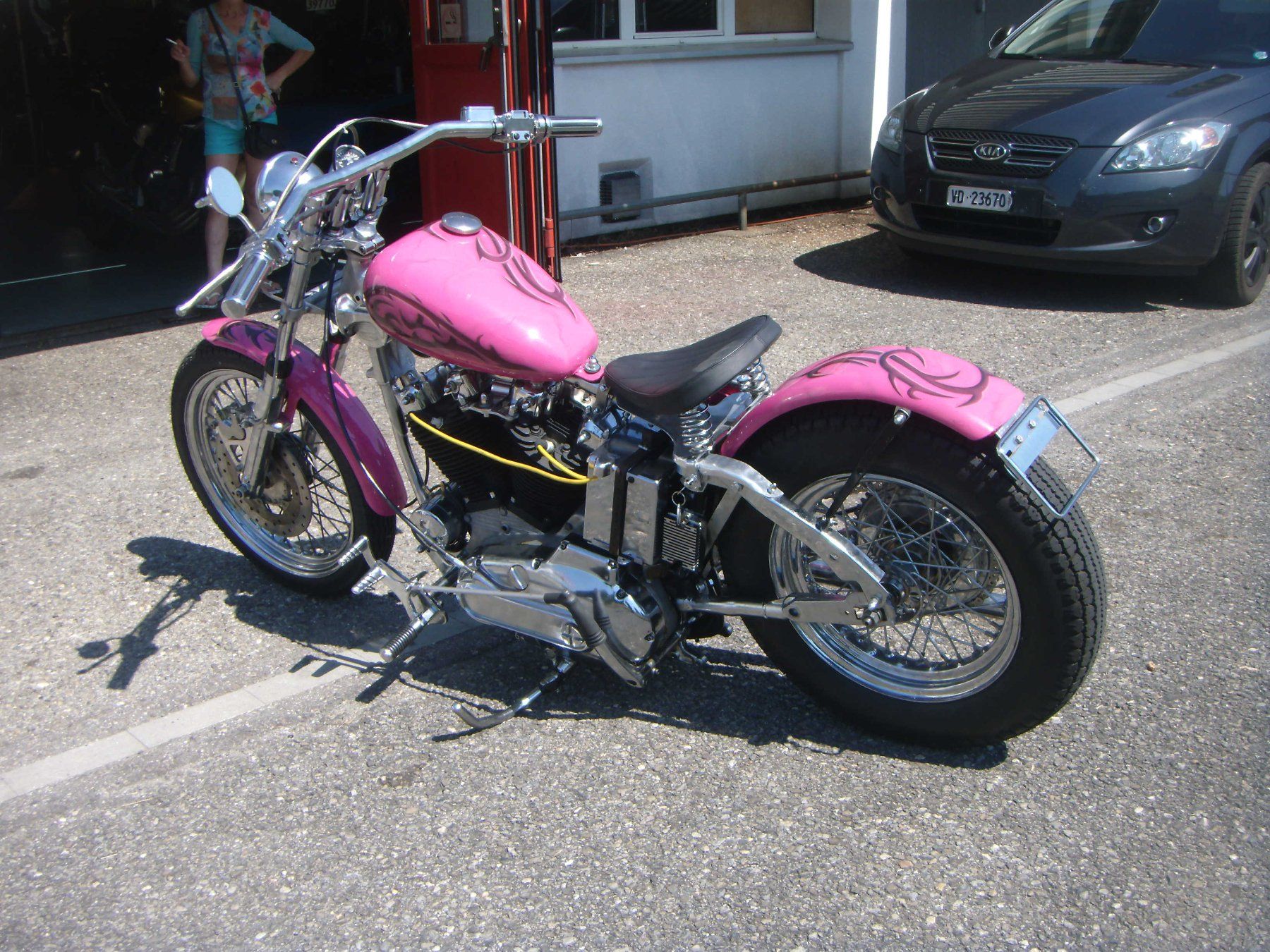 Harley-Davidson Chopper: HARLEY - DAVIDSON 1000 (fonte) de 1976 – Usato da Payerne venduto da nemo001 1