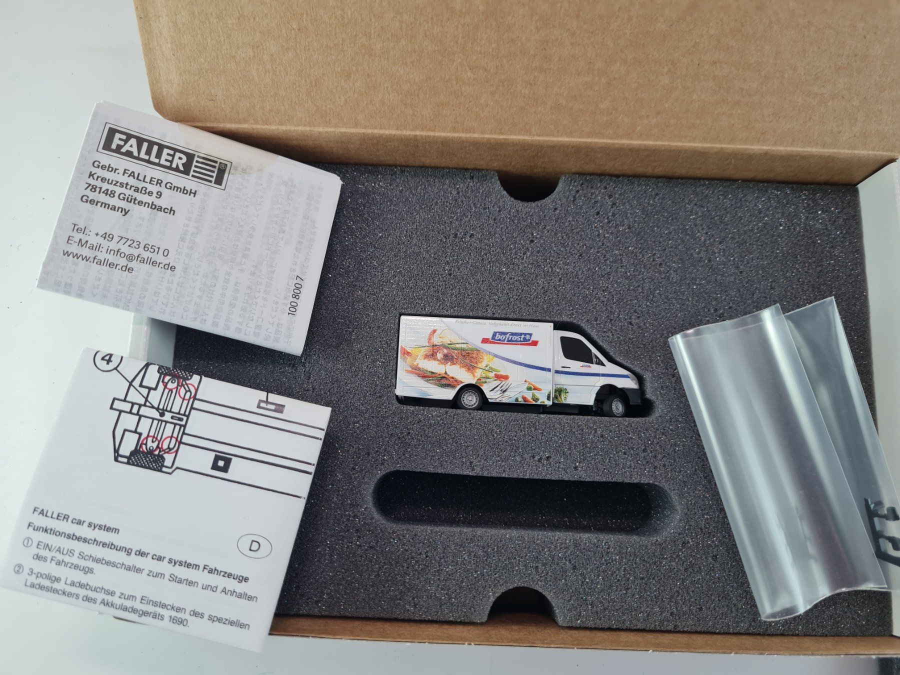 FALLER Car System Lieferwagen Biofrost 1:87 OVP (Neu (gemäss ...