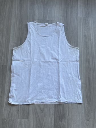 Weisses Achselshirt, Unterhemd,Sommer, Gr. XL