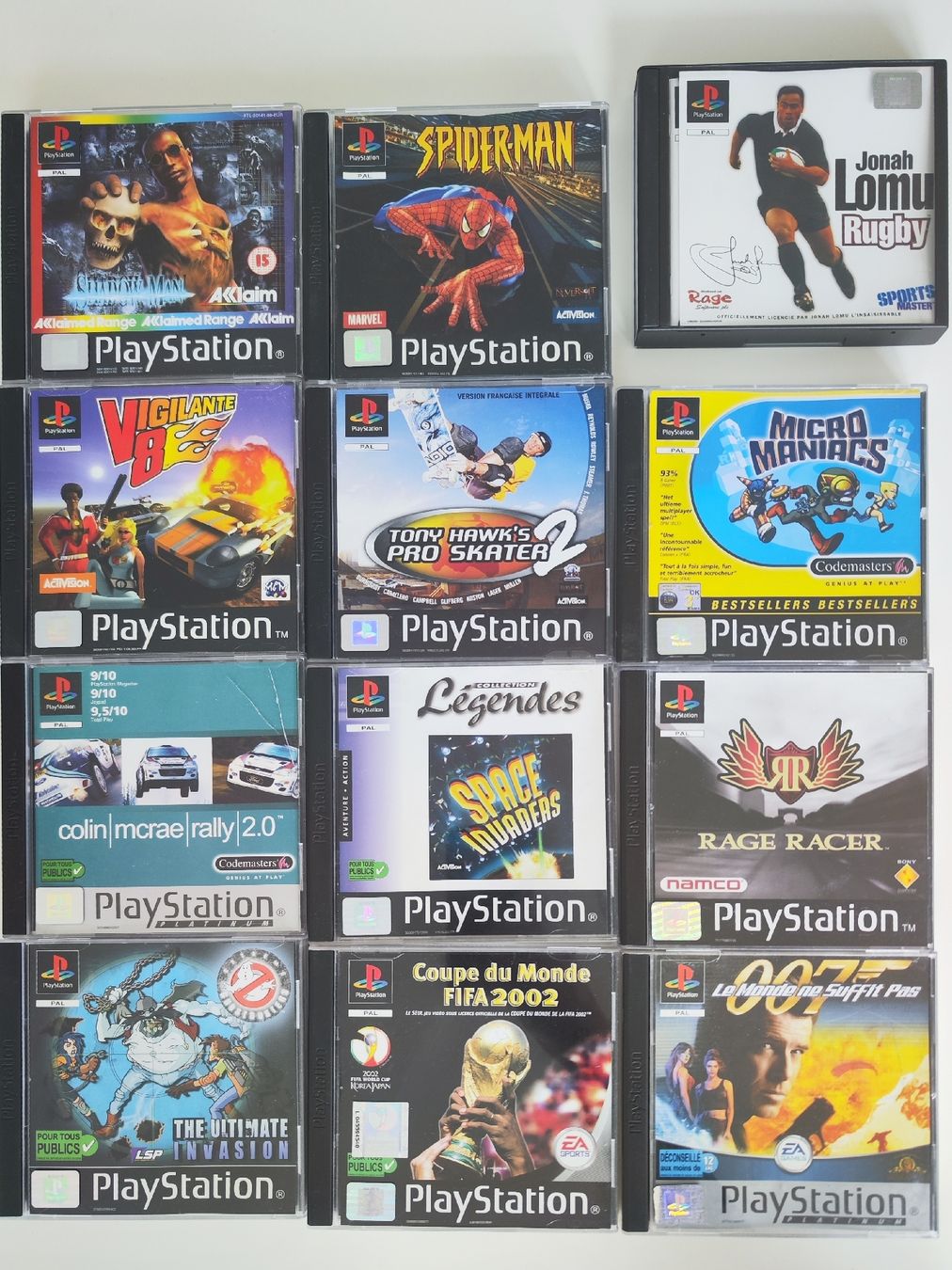 Spiele: Jeux PlayStation 1 PS1, collection de 12 jeux, lot complet – Gebraucht aus Lengnau BE von Robfastback