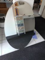 Spiegel oval 59x99.5 cm mit Facettenschliff mit Aufhängung