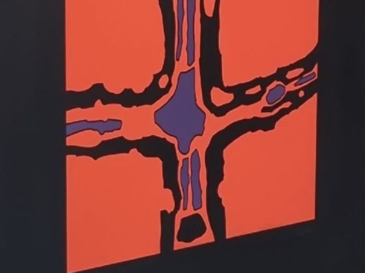 Grafica & Litografie: Ute Hügler, Seriegraphie abstrakte Kunst – Usato da Zürich venduto da Zuerichparis08 3