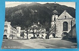 CHUR, HOF MIT KATHEDRALE