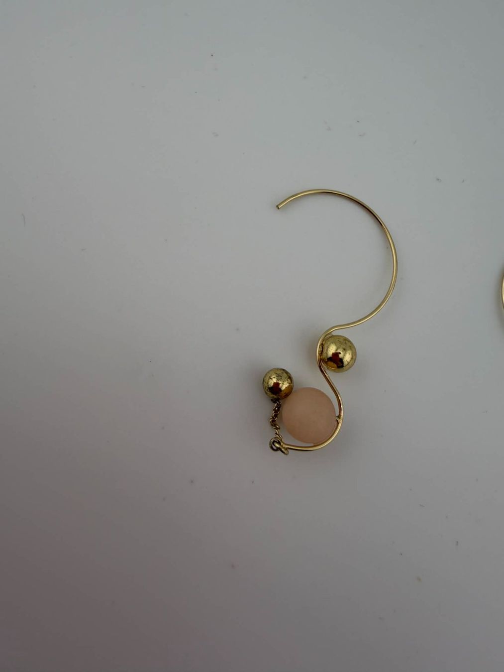 Ohrringe & -stecker: Elegante Ohrringe mit Pfirsichperle🌸 – Gebraucht aus Riehen von edu_92w7 3