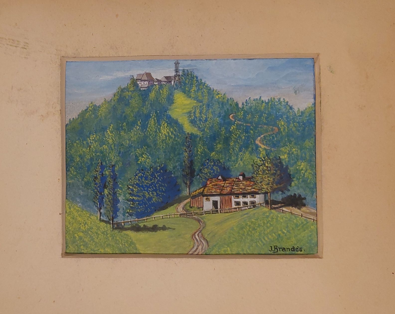 Dipinti: Gemälde Uetliberg Original, J. Brandes, Schweizer Kunst. – Usato da Bühl BE venduto da Sasha1
