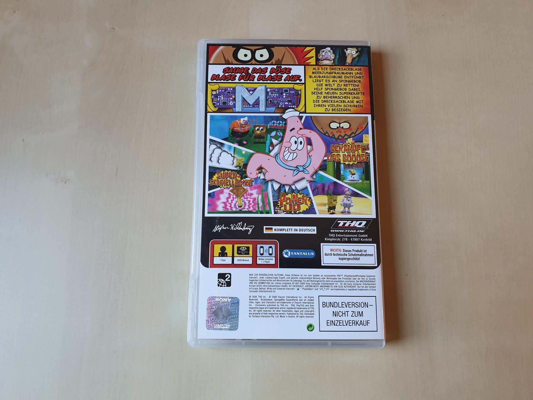 Sony Giochi: Spongebob der gelbe Rächer – Usato da Stansstad venduto da collectorsshop 1