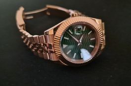 Uhr 40mm Datejust- inspiriert. Saphirglas gehäuse.