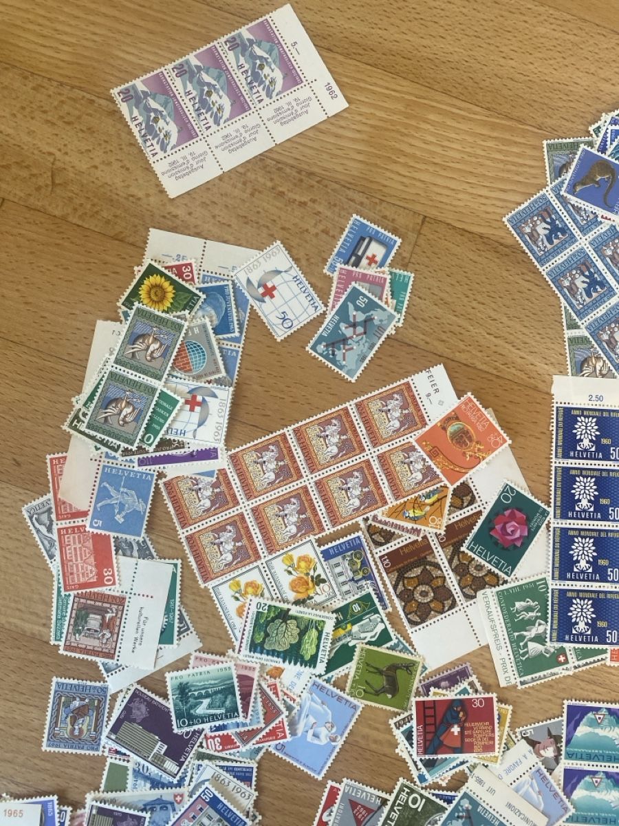 Alle Briefmarken: 375Fr Frankaturware Schweiz Sammlung Postfrisch ungestempelt – Neu (gemäss Beschreibung) aus Wil SG von Chefsugus 4
