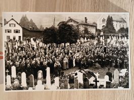 Echt Photo Karte / Glarus - Beerdigung Ausgabe ca. 1930