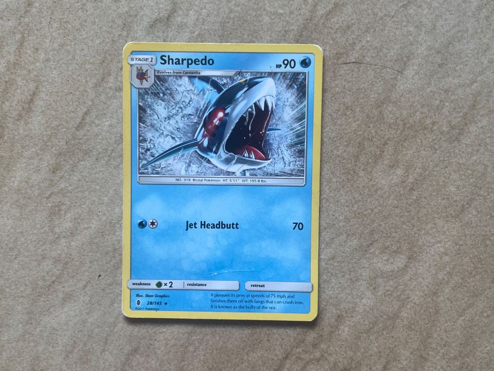 Carte Pokemon Sharpedo - Guardians Rising - EN (Gebraucht) in Vernayaz ...