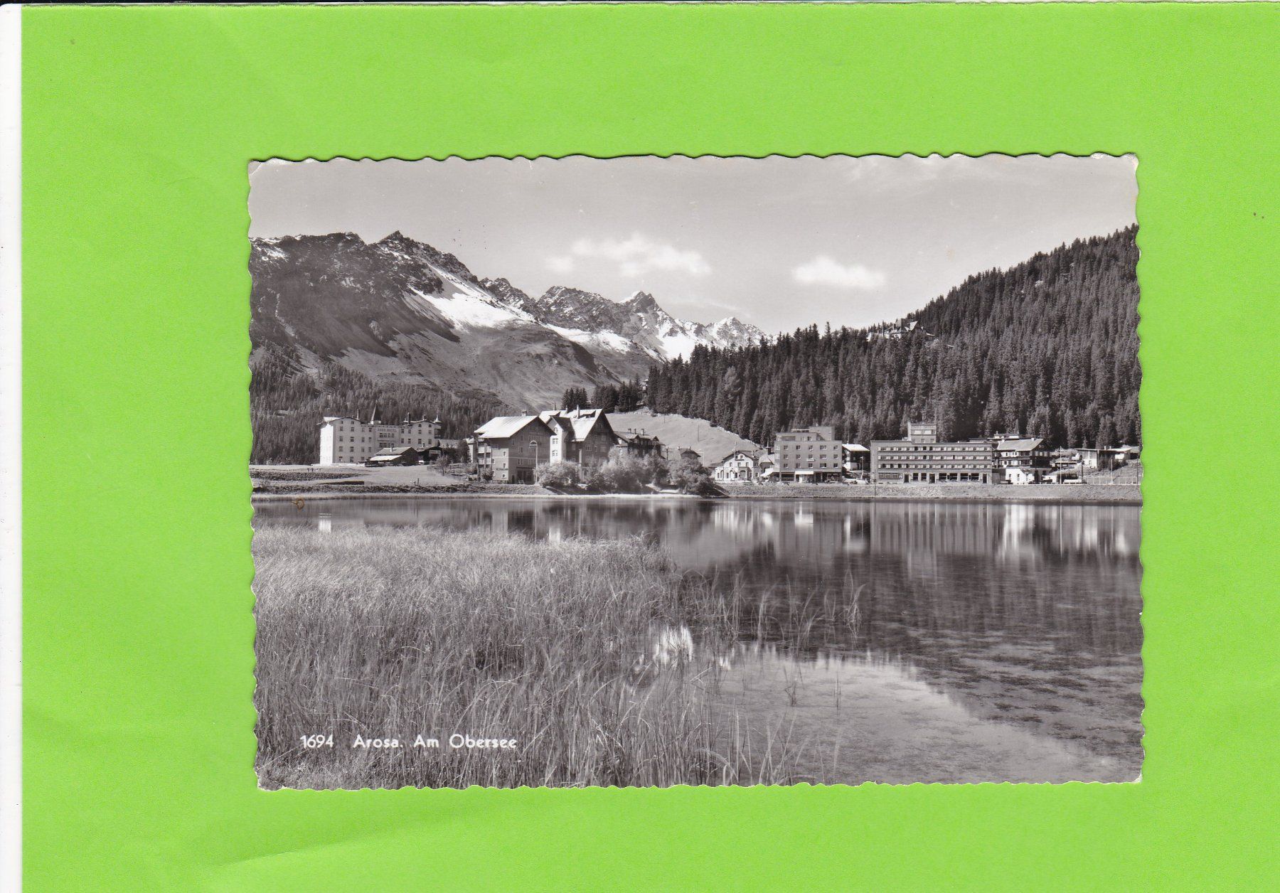Cartoline postali: Arosa, am Obersee – Usato da St. Peterzell venduto da neckertal