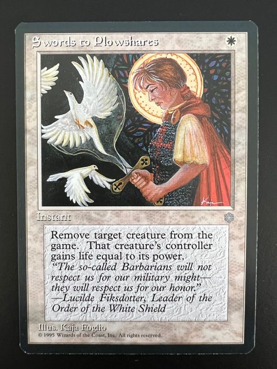 Swords to Plowshares Magic/ MTG Ice Age / 1995 Kaufen auf Ricardo