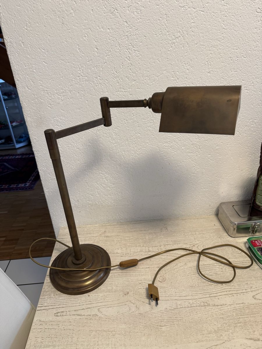 Lampen: Schreibtischlampe messing vintage – Gebraucht aus Zunzgen von milesdavis76