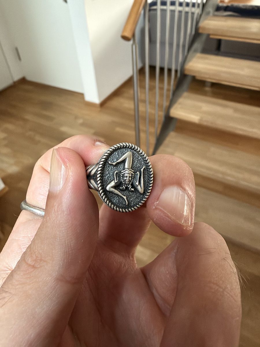 Ringe: Trinacria / Medusa Silberring – Neu (gemäss Beschreibung) aus Knonau von Danyboy30