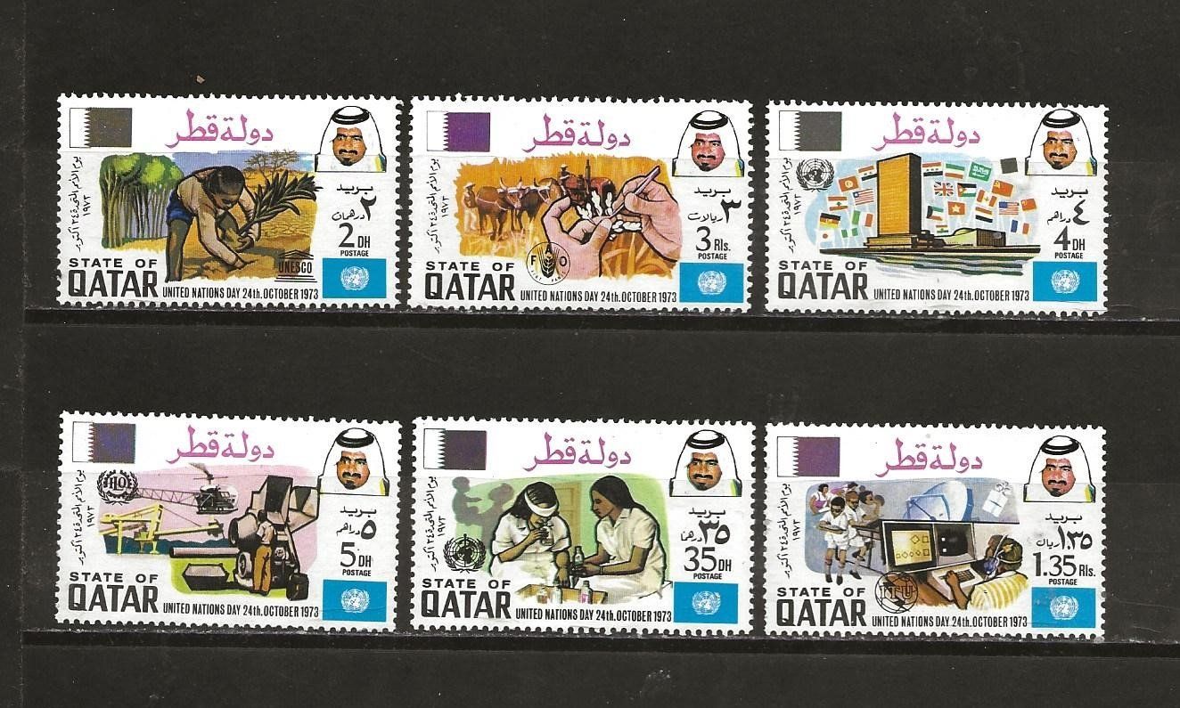 Alle Briefmarken: Qatar Série complète ** 1973 – Neu (gemäss Beschreibung) aus Sion von PierreP01