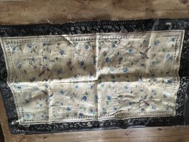Alte Tischdecke mit Vogelmotiv, Vintage Stil, Deko!