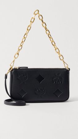 MCM Aren Maxi Monogram Pouch - Clutch