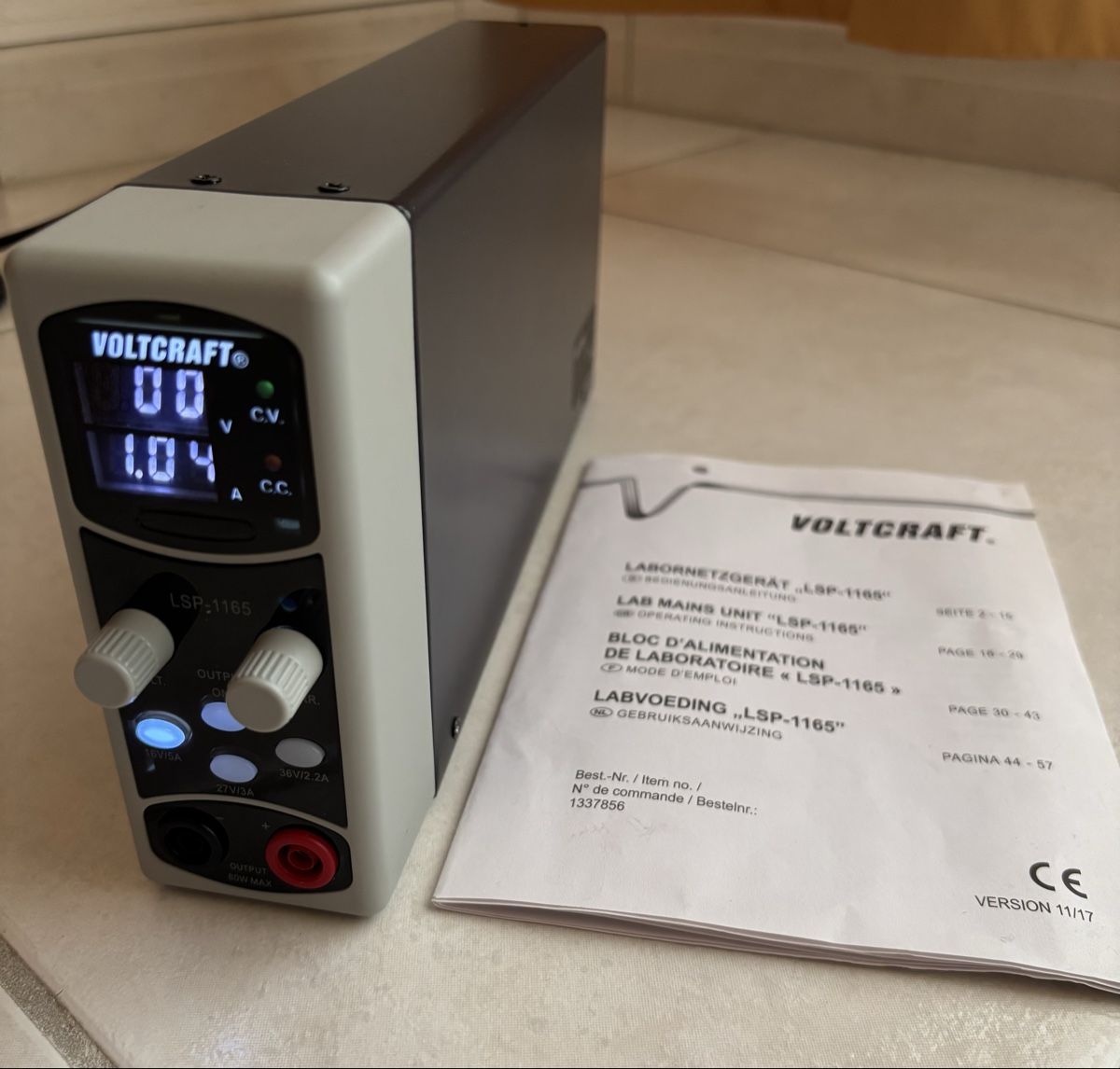 Voltcraft Elettrotecnica: Voltcraft LSP-1165 Labor-Netzgerät – Usato da Bassersdorf venduto da TB01011 1