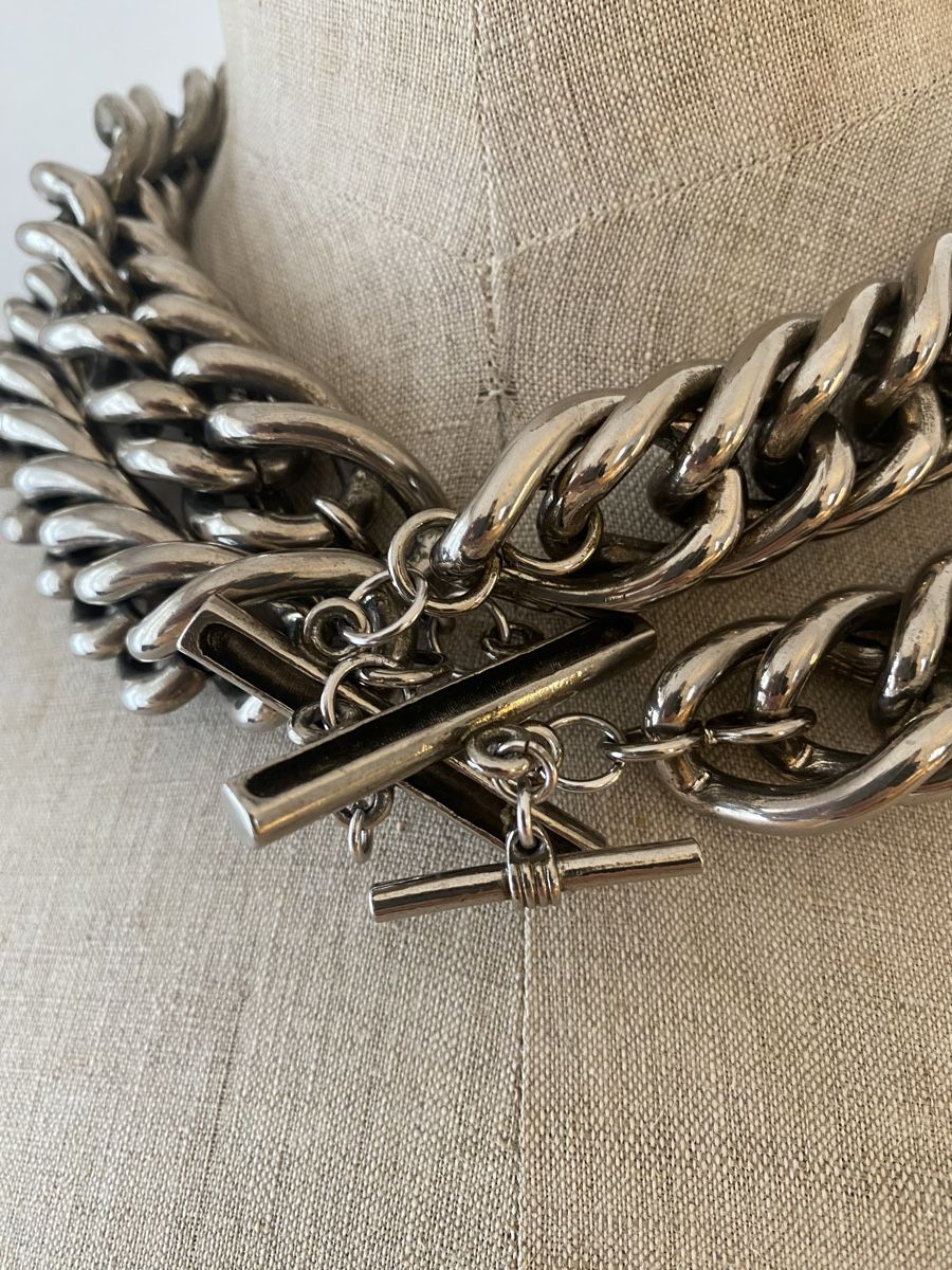 Catenine: Statement Kette, hochw. Modeschmuck, Verschluss gefunden! – Difettoso da Zürich venduto da Freuerei 2