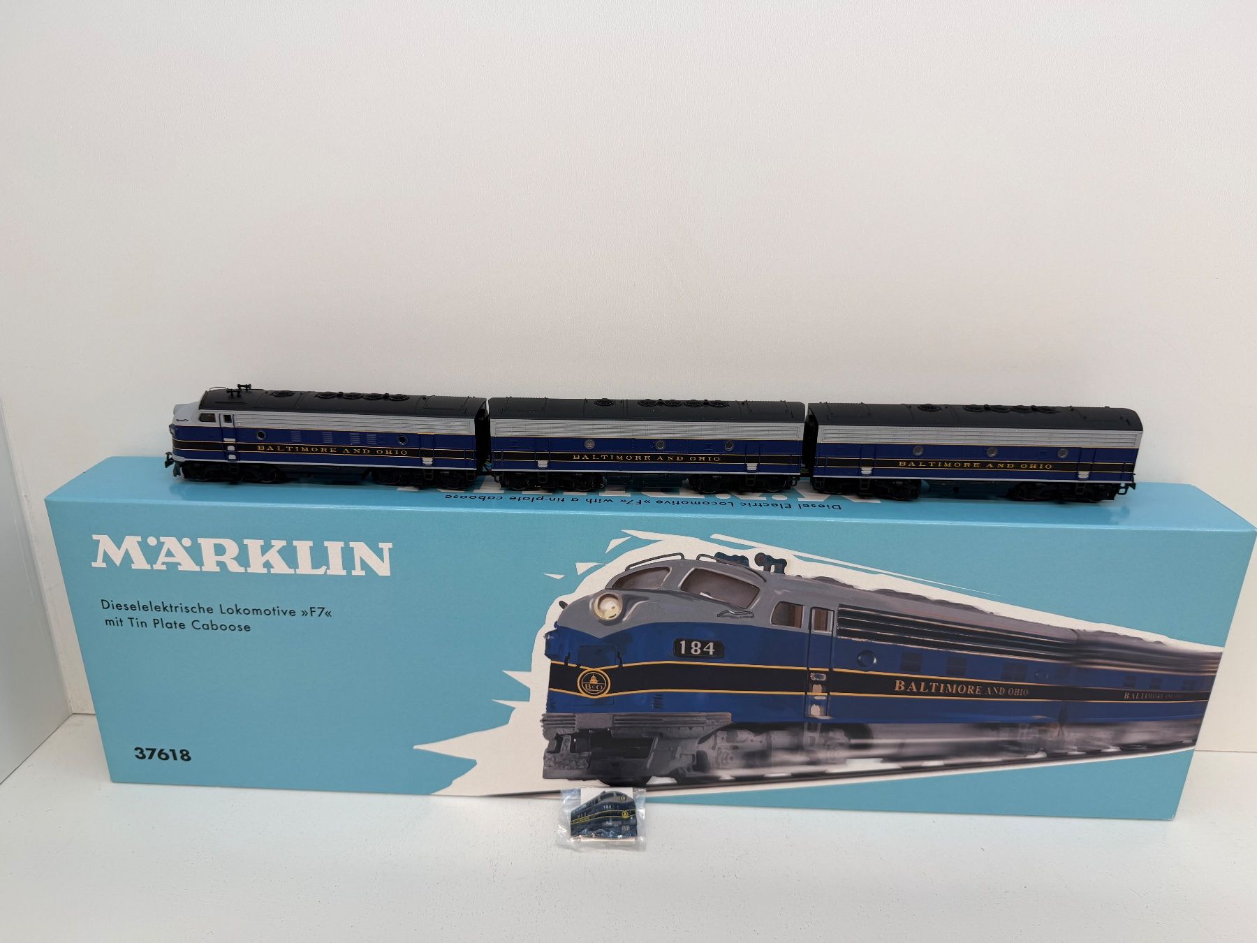 Märklin 37618 US EMD F7 Baltimore & Ohio 3‑fach‑Einheit (Neu