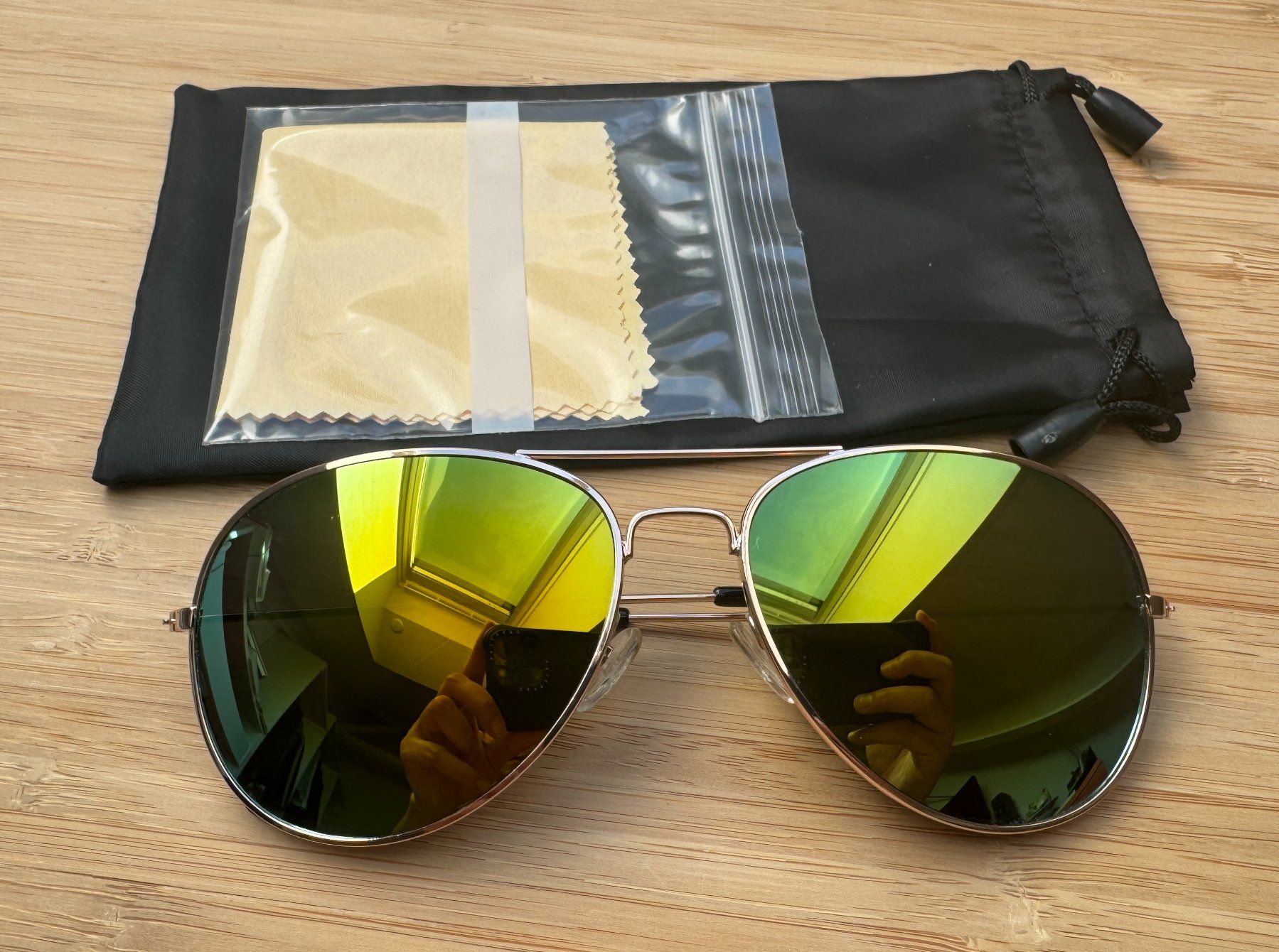Brillen & Gläser: Aviator Sonnenbrille, Fliegerbrille, silber, silver, Brille – Gebraucht aus Winterthur von YaV