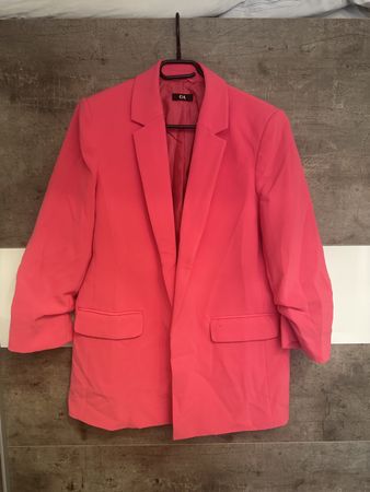 Eleganter Blazer, Pink, Grösse 40