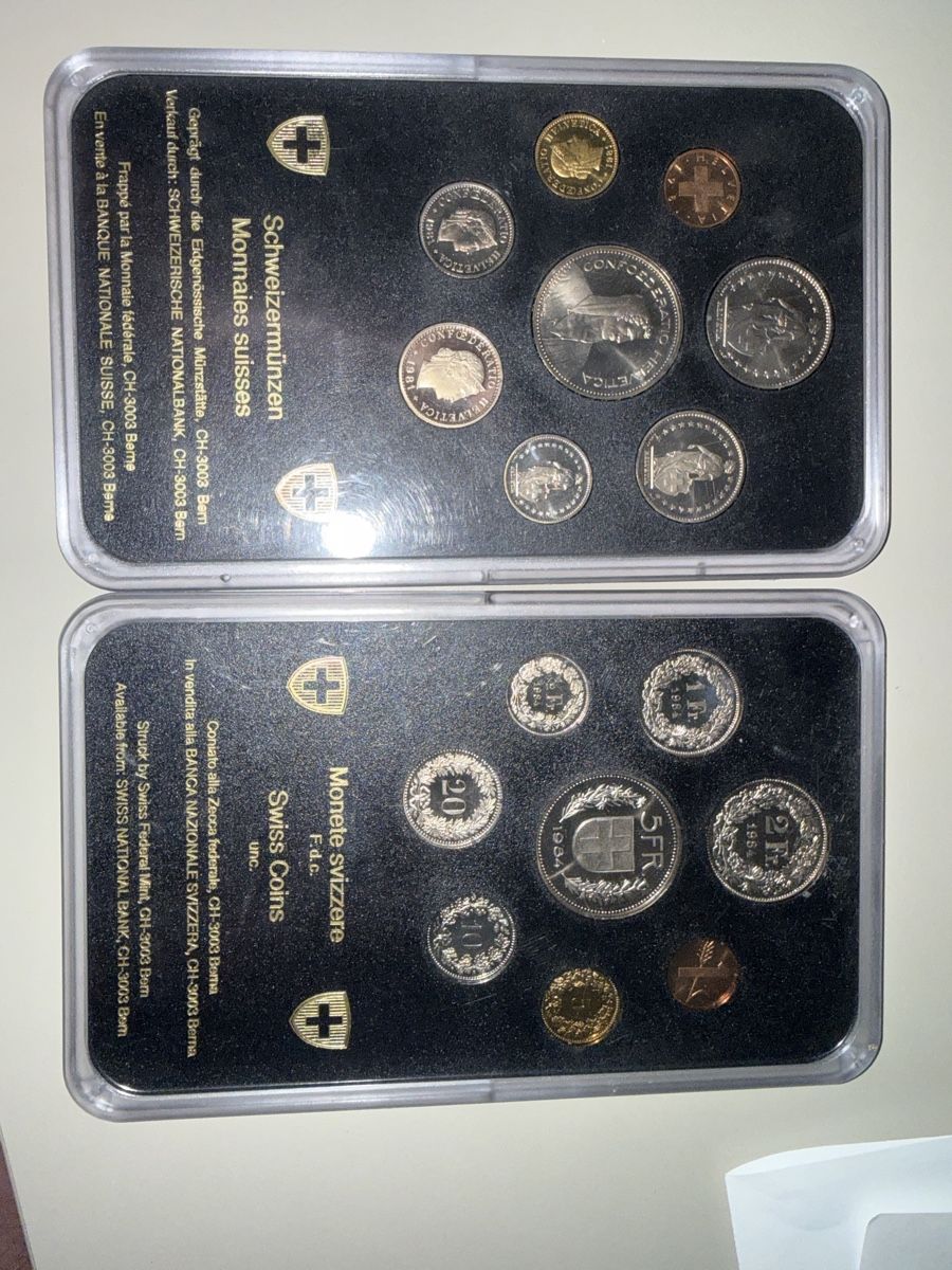 Alle Münzen: Schweizer Münzset 1981 und 1984 - Originalverpackung – Neu und originalverpackt aus Urtenen-Schönbühl von ane_2rtn 1