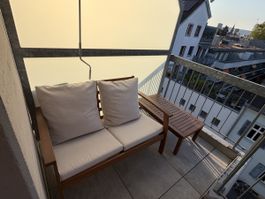 Garden Bench with Table