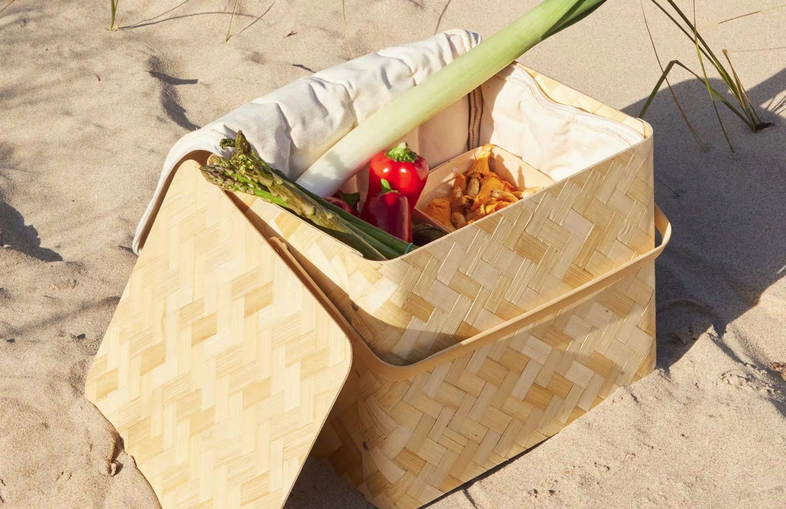 Bambuskorb Khlbox Picnic Tasche IKEA KSEBERGA Kollektion (Gebraucht) in  Wetzikon ZH fr CHF 12  mit Lieferung auf Ricardo kaufen