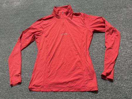 Descente Longsleeve rot mit Reissverschluss Damen rot
