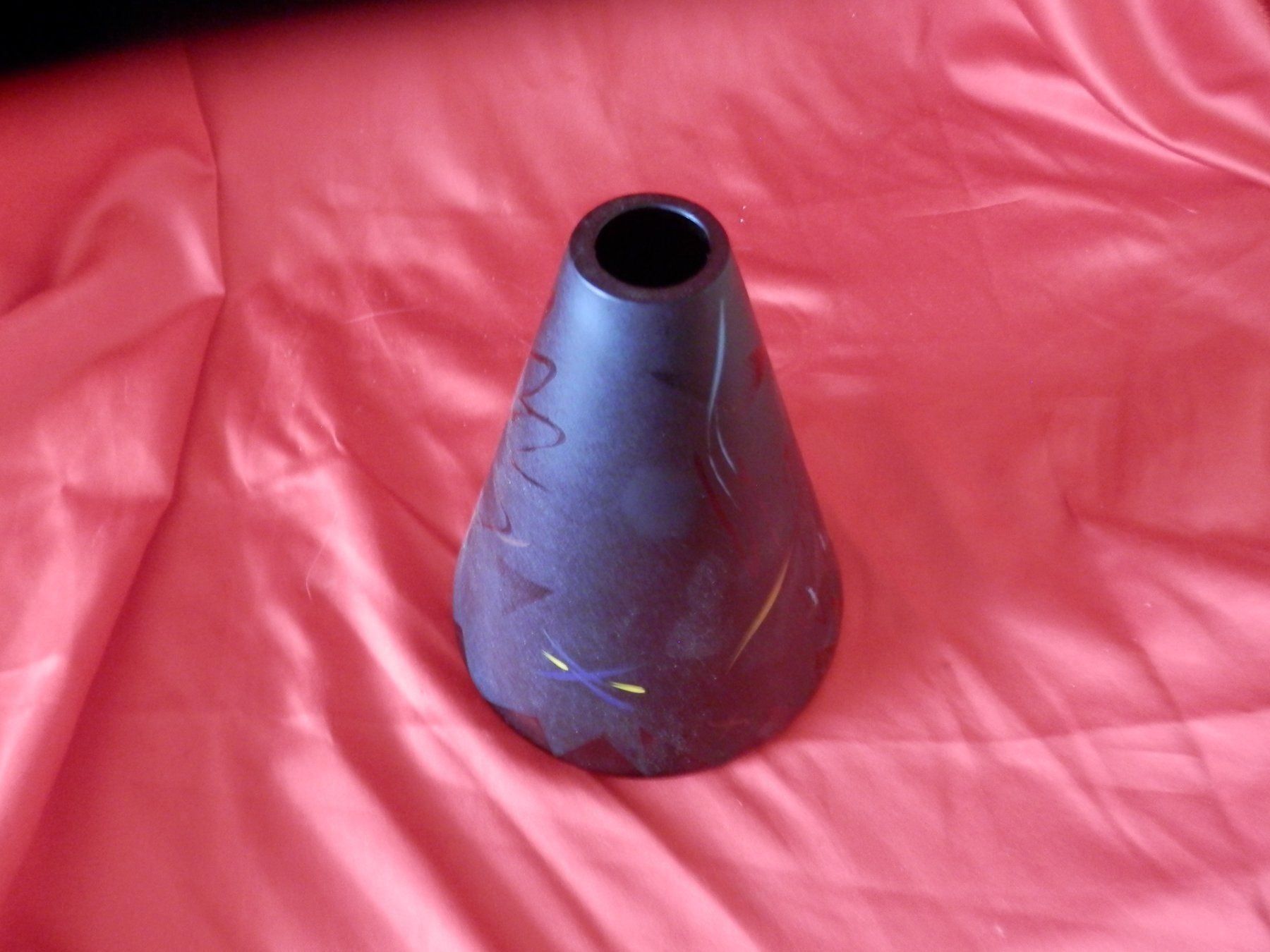 Vasi & Recipienti: Design Vase aus schwarzem Glas – Nuovo (secondo la descrizione) da Weiach venduto da weiach82 1