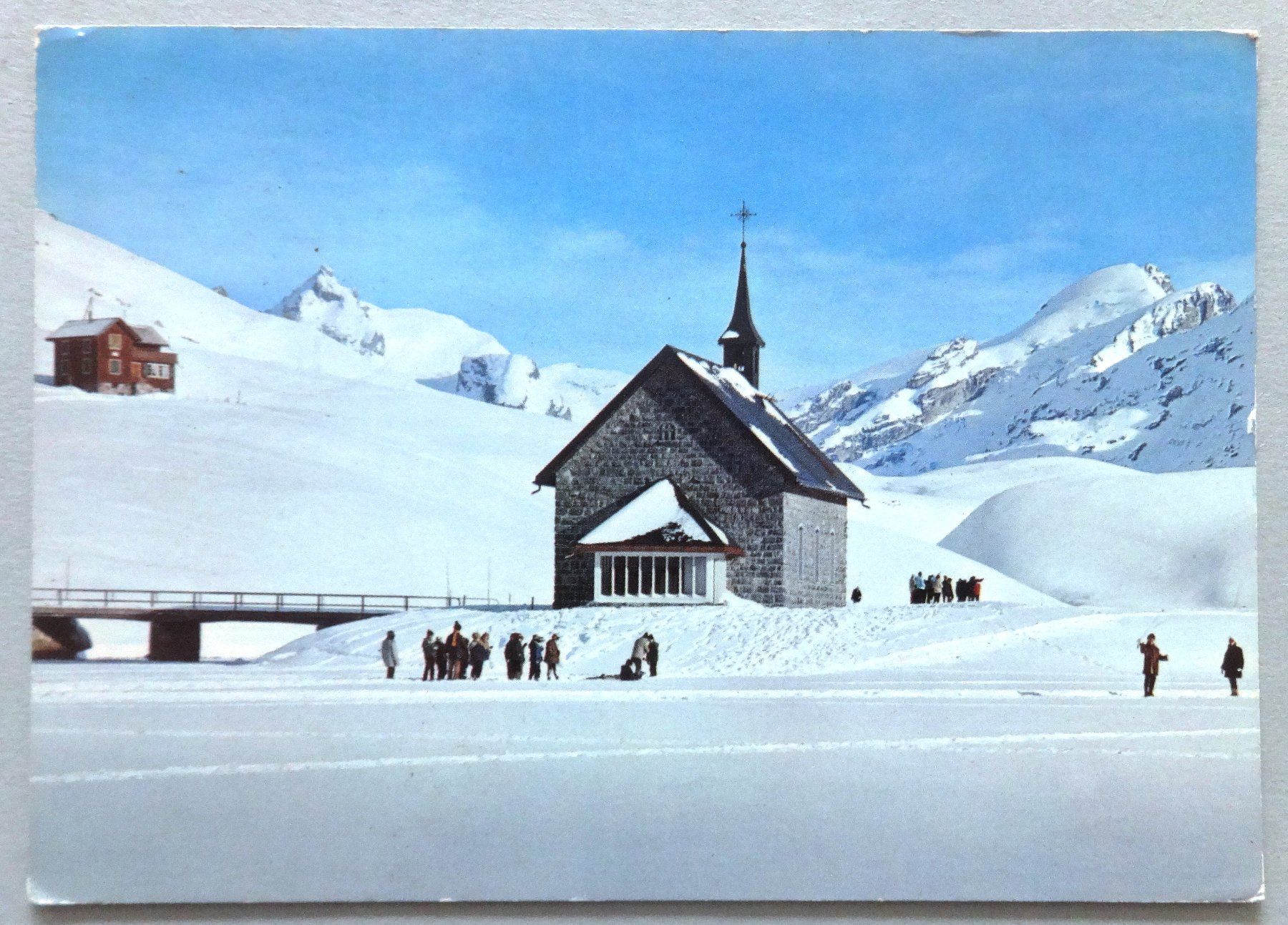 Cartoline postali: Melchsee-Frutt, Fruttkapelle mit Titlis – Usato da Fétigny venduto da Billy2miny