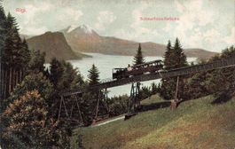 Vitznau (LU) Rigibahn Schnurtobelbrücke
