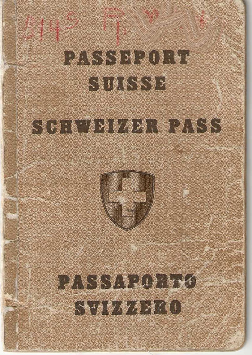 Documenti: Schweizerpass 1936 Basel. Div. Zollmarken Italien – Usato da Basel venduto da Bingis
