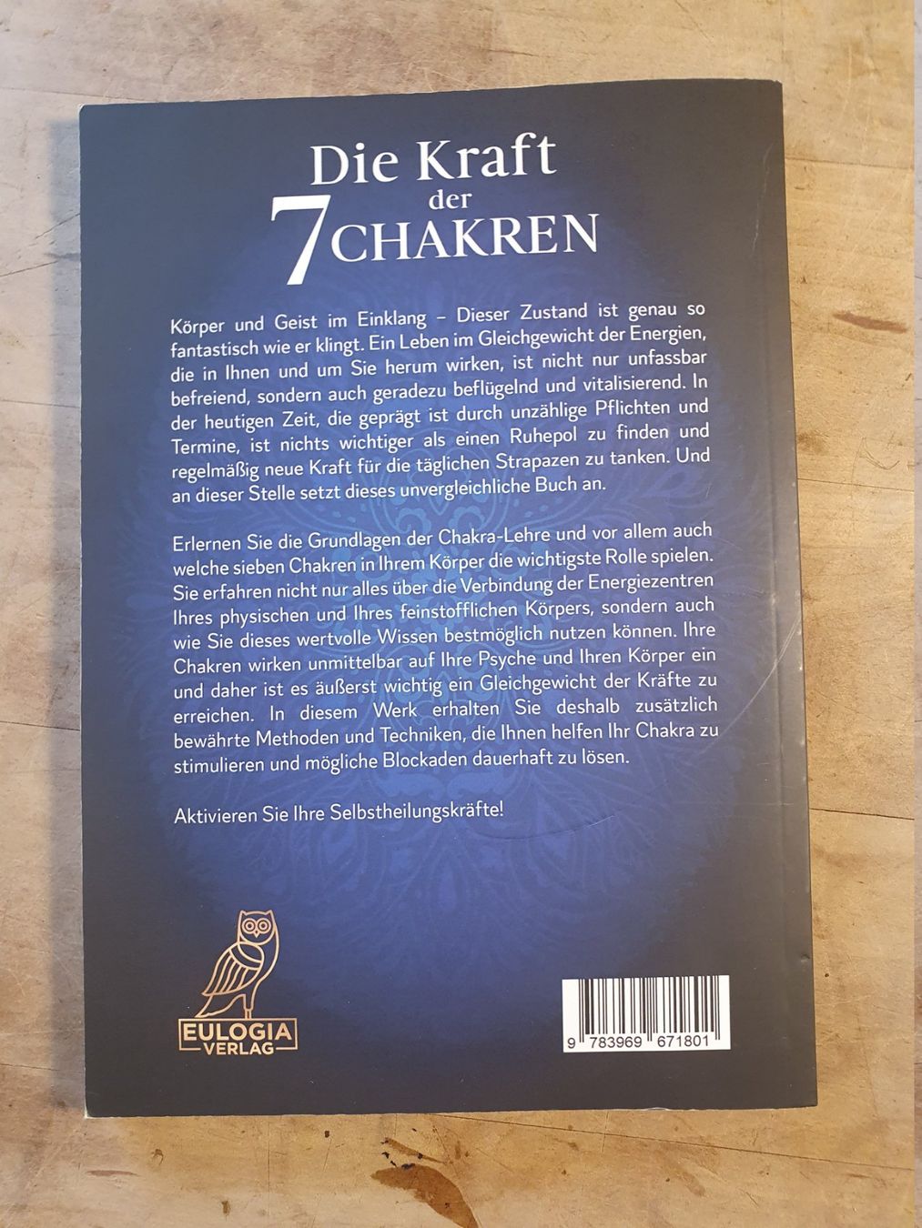 Bücher: Die Kraft der 7 Chakren Jonathan vincent Teichmann Eulogia – Gebraucht aus Zürich von loosebone 2