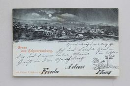 AK Gruss aus Schwarzenburg, 1900
