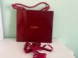 Cartier bag burgundy 18x20 cm