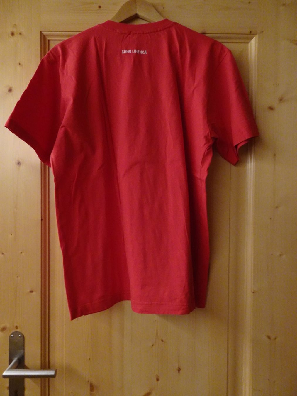 T-shirt: Herren T'Shirt rot mit Spruch Gr. L - 42636 – Usato da Küssnacht am Rigi venduto da Good4Deckeli 1