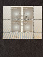 Feuillet Helvetia CERN 1954-2004 4 timbres 180 CHF neuf